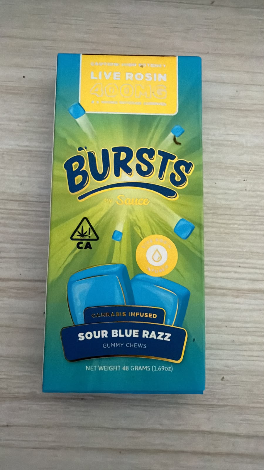 Bursts — Sour Blue Razz